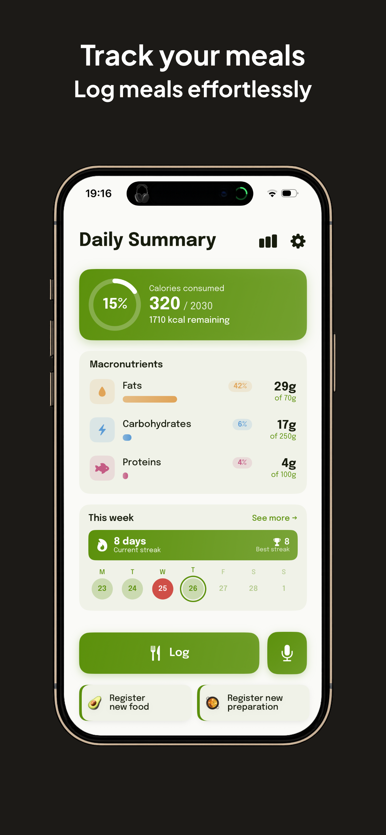 Captura de pantalla 1 de Kalories