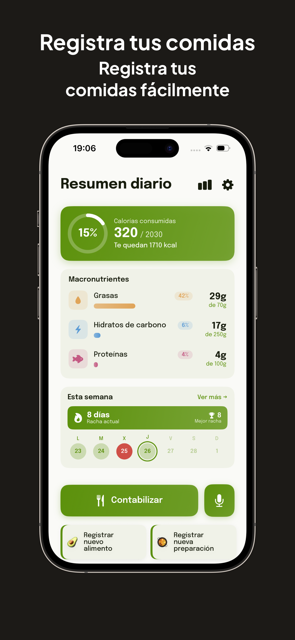 Captura de pantalla 1 de Kalories